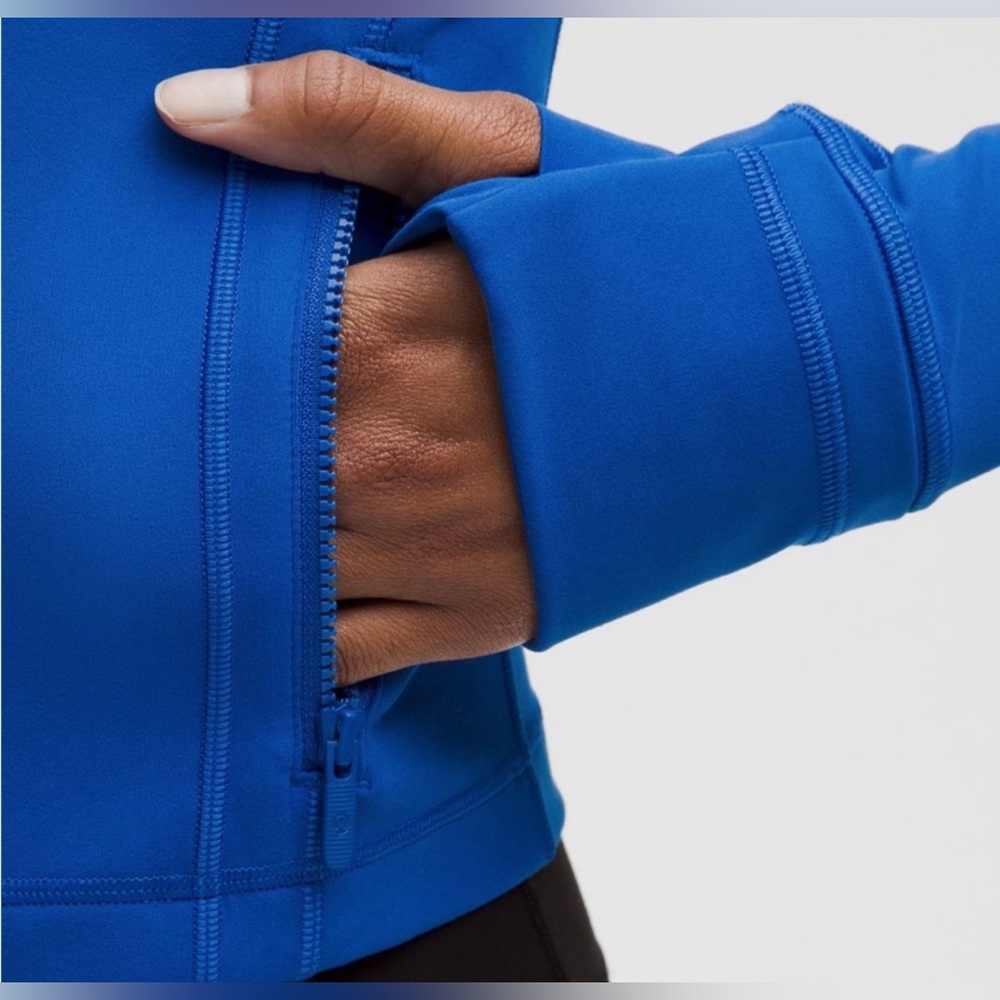 LULULEMON DEFINE JACKET CROPPED GALACTIC COBALT SIZE 4 NWT - Picture 5 of 10